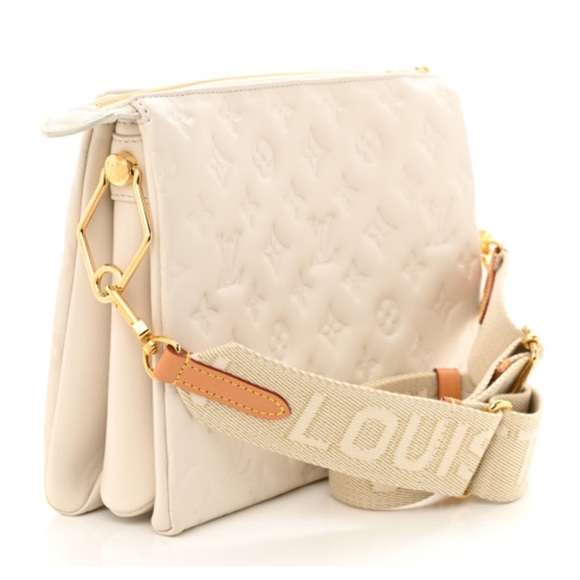 LV  Ivory Embossed Crossbody Bag *Read Description* - Picture 1 of 15